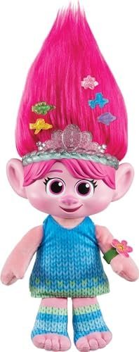 Mattel Trolls Band Together Plush Toy, Hair Pops Showtime Surprise ...