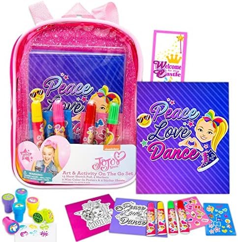 Jojo Siwa Art Set Jojo Siwa Activity Bundle – 12 Pc Jojo Siwa Art Case ...