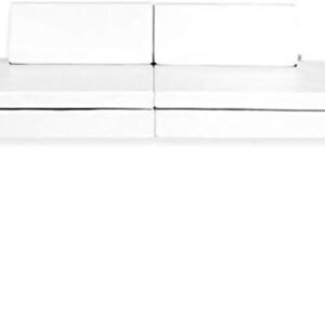 Foamnasium Blocksy Kids Couch, White