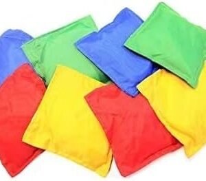 Oojami Nylon Bean Bags Toy Assorted (5 Inches by 5 Inches, 12 Piece)