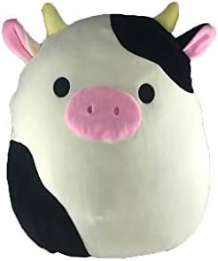 Kellytoys Squishmallow 8'' Conner The Cow Super Soft Plush Toy Pillow Pet Animal Pillow