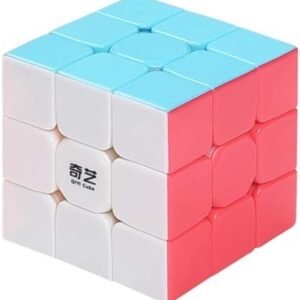 YCBABY Qiyi Warrior W Speed Cube 3x3- Stickerless Magic Cube 3x3x3 Puzzles Toys (56mm), The Most Educational Toy to Effectively Improve Your Child's Concentration, responsiveness and Memory