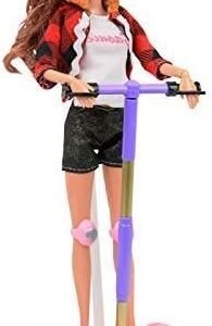 Click N' Play Remote Control Hoverboard Pink & Purple Perfect for 12' Barbie Dolls. (Doll Not Included)