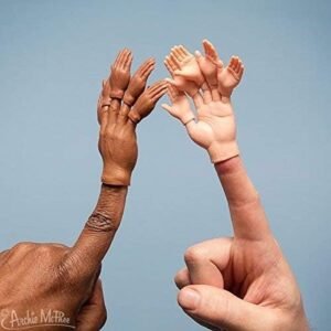 Finger Hands For Finger Hands (5 Assorted Color Finger Hands Bulk)