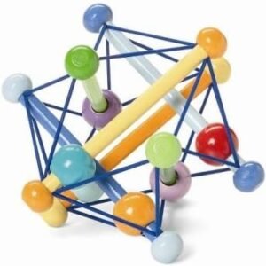 Manhattan Toy Skwish Color Burst Rattle and Teether Grasping Activity Toy