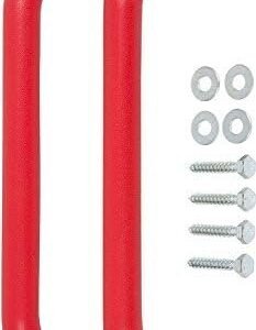 Swing Set Stuff Playground Handles with SSS Logo Sticker, Red, 13'