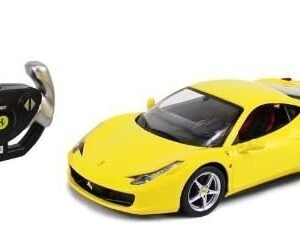 (Yellow) Licensed 1/14 Scale Ferrari 458 Italia Radio Remote Control Sport Car RC RTR