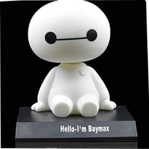 DANUC Pop Big Hero 6 Baymax Cute Cartoon Bobblehead Doll Toy Car Accessories/Dashboard Bobblehead for Car/ Interior Decoration, Bobble Head Toy, Kid's Gift