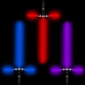 27 Inches LED Light Up Tri-Saber Sword Toy with Sound for Kids & Toddlers - Multicolor
