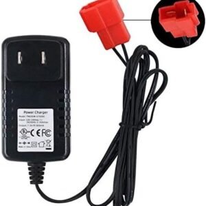 6V Kids Ride On Car Charger, 6 Volt Battery Charger for BMX X6 Kid TRAX Disney GMC Dinsney Wal-Mart Kid TRAX Moto ATV Quad Disney Ride On Car Red Square Plug