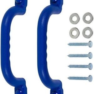 Swing Set Stuff Playground Handles with SSS Logo Sticker, Blue, 10'