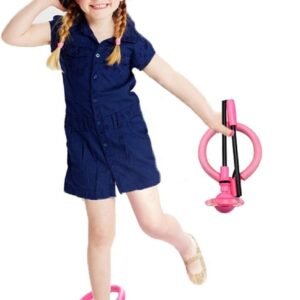 ILNCLUY Skip Ball for Kids, Foldable Ankle Skip Ball Flashing Jumping Ring Colorful Sports Swing Ball, Fitness Fat Burning Jump Rope Game for Boy and Girl