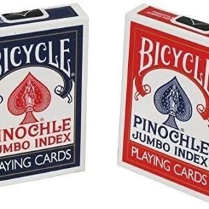 Bicycle Pinochle Playing Cards Jumbo Index 2 Decks