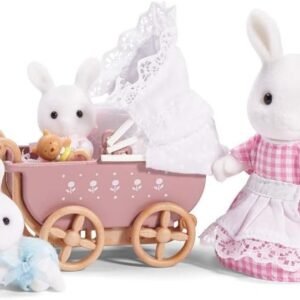 Calico Critters Connor & Kerri?s Carriage Ride, Doll Playset, Collectible, Ready to Play
