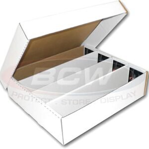 BCW Monster Storage Box, Holds 3,200 Standard Sized Trading Cards, 200 Pound Test Strength (1-Count)