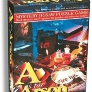 TDC Games Alphabet Mystery 500 Piece Jigsaw Puzzle - A Is For Arson
