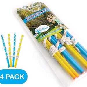 4 Big Bubble Wands: Making Giant Bubbles. Great Birthday Activity and Party Favor. Giant Bubble Solution Not Included.