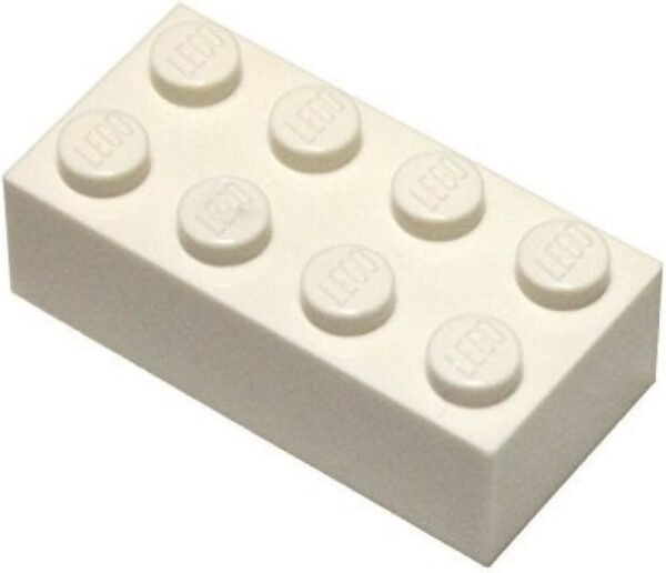 LEGO Parts and Pieces: White 2x4 Brick x50