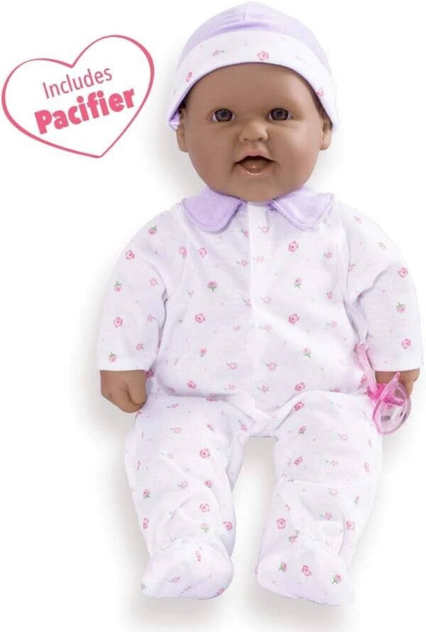 JC Toys, La Baby 16-inch Hispanic Washable Soft Baby Doll with Baby Doll Accessories - for Children 12 Months and Older, Designed by Berenguer