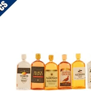 Comidox 6Pcs/Set 1:12 Dollhouse Miniature Wine Whiskey Bottles Model Shop Pub Bar Drink Doll House Play Food Accessory