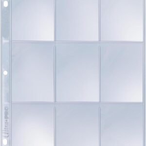 Ultra Pro 9-Pocket Silver Series Page Protector for Standard Size Cards (25-Count)