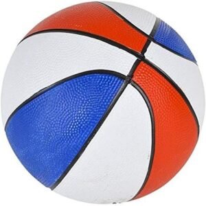 Rhode Island Novelty 7 Inch Red White & Blue Mini Basketballs, Pack of 5