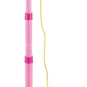 PeleusTech Kids Karaoke Machine Adjustable Stand Microphone Music Toy with Light Effect - Pink