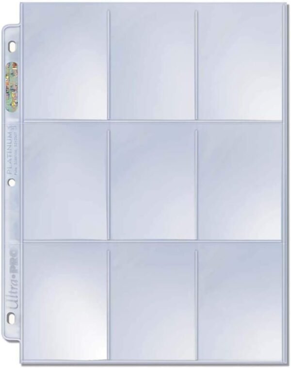 Ultra Pro Platinum Series 9-Pocket Pages for Trading Cards (50 ct.)