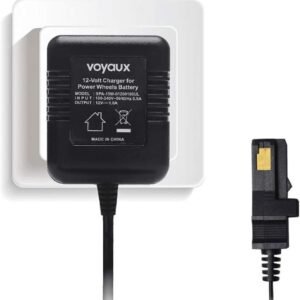 12 Volt Battery Charger for All Power Wheels 12-Volt Ride-on Toys, for Fisher-Price Using The Gray Battery or The Orange Top Battery, UL Cetified