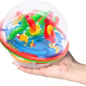 3D Maze Game with 138 Obstacles, Labyrinth Ball 3D Puzzle Toy Magical Maze Ball for Kids