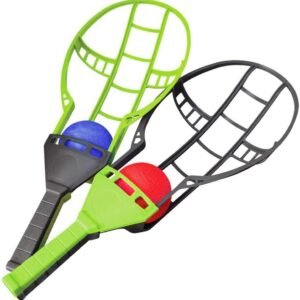 Liberty Imports Trackball Sport Chuck and Catch Ball Lacrosse Racket Toy Game (Trackball Game Set)