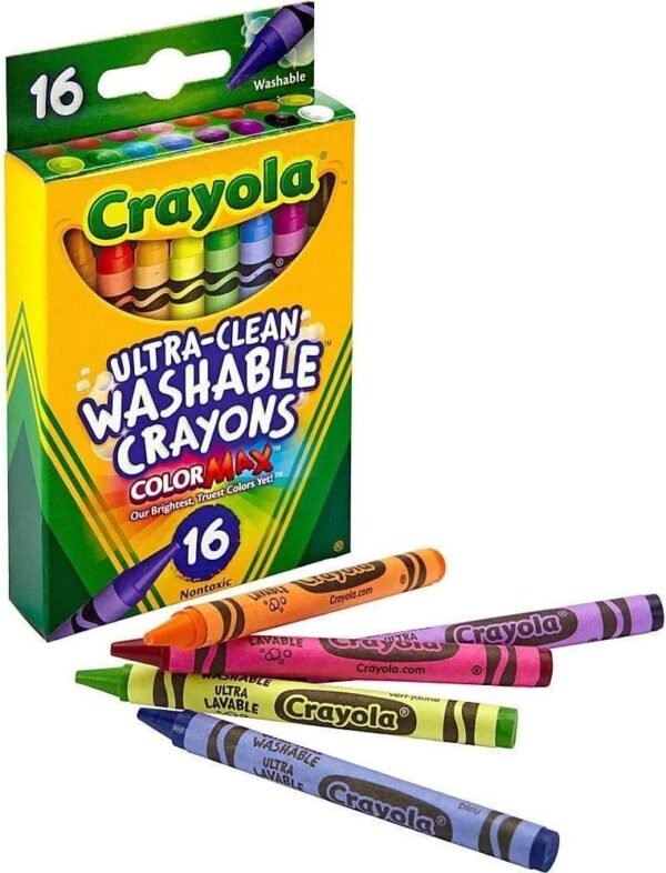 Crayola Ultra-Clean Washable Crayons (526916) (Pack of 5)