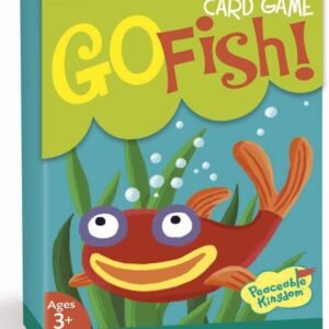 Peaceable Kingdom Go Fish! Classic Card Game for Kids - 48 Cards with Gift Box