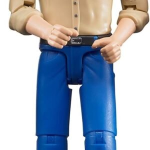 Bruder 60006 bworld Man with Light Skin/Blue Jeans Toy Figure