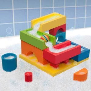 BathBlocks Ball Run & Waterfall, Multicolor, Model:22070