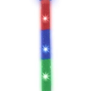 Windy City Novelties Frozen Snowflake Light-up Princess Wand - 4 Light Modes - High Powered LEDs