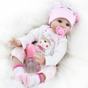 CHAREX 22 Inches Reborn Baby Dolls Handmade Lifelike Baby Girl Dolls Realistic Soft Vinyl Newborn Baby Dolls