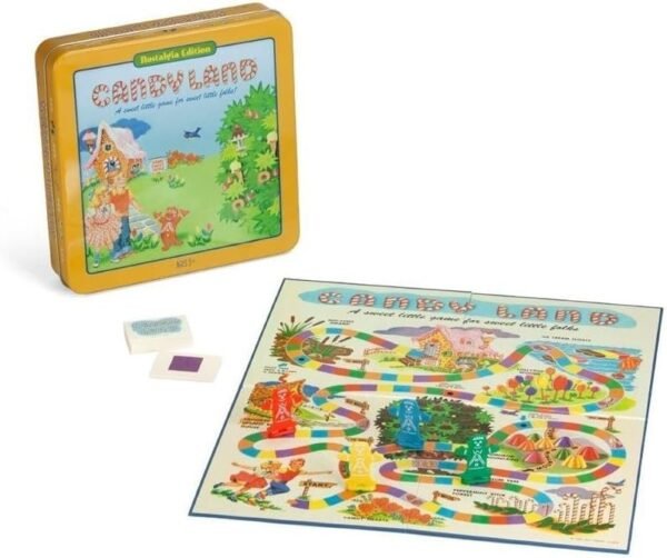Candyland Deluxe Board Game in Classic Nostalgia Collector's Tin by Winning Solutions