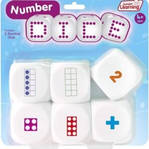 Junior Learning Number Dice Educational Action Games