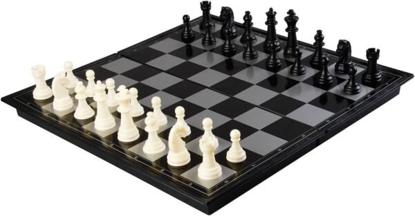 Amerous 12' x 12' Travel Magnetic International Chess Set with Folding Chess Board