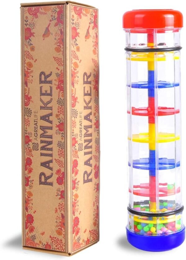 AGREATLIFE Rainmaker Toy for Kids - Rain Stick Musical Toy