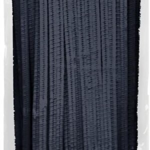 Creativity Street Chenille Stems/Pipe Cleaners 12 Inch x 4mm 100-Piece, Black