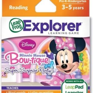 Amazing Disney Mickey Mouse and Friends Minnie Mouse Bow-tique Super Surprise Party Explorer Learning Game by LeapFrog