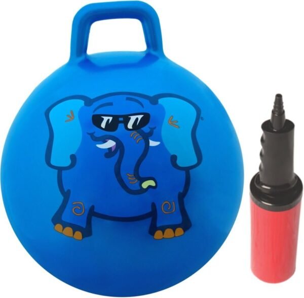 WALIKI Hop Ball for Teens | Hippity Hopper | Jumping Ball | Bouncy Ball with Handles | Blue 22'