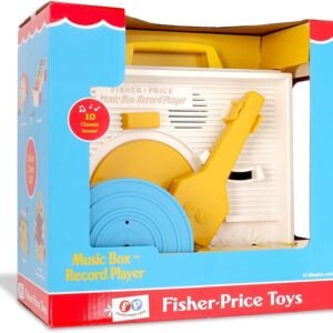 Fisher Price Classic Toys - Retro Music Box Record Player - Great Pre-School Gift for Girls and Boys