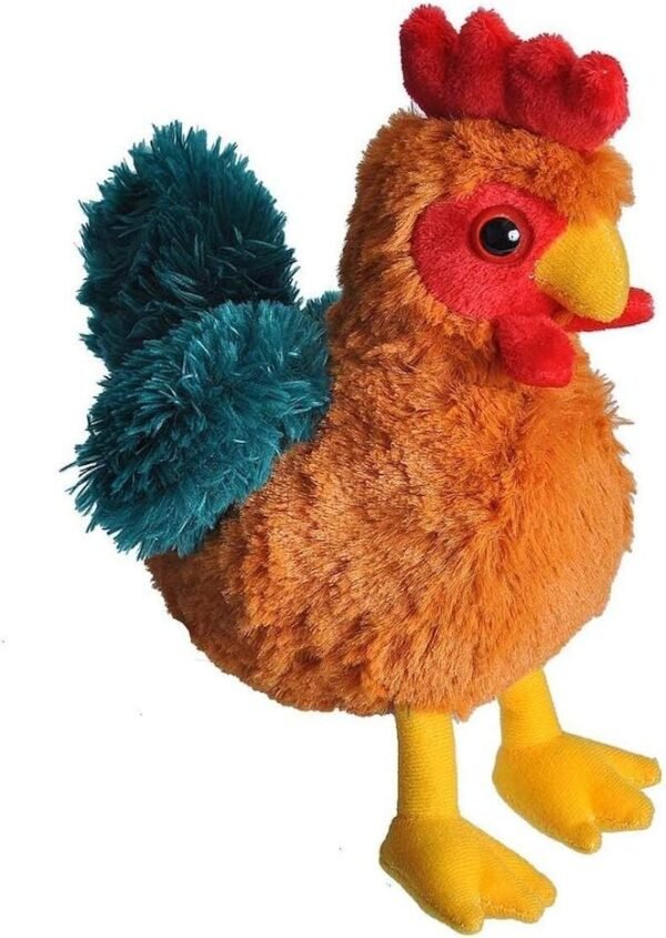 Wild Republic Rooster Plush, Stuffed Animal, Plush Toy, Gifts for Kids, Hug?Ems 7 inches