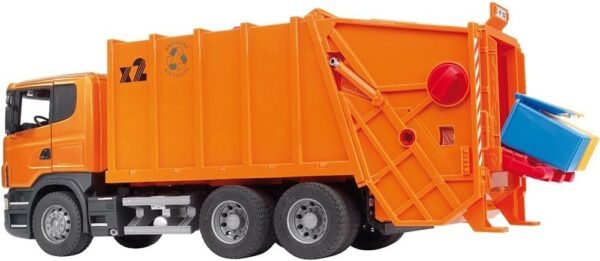Bruder Scania R-Series Garbage Truck - Orange