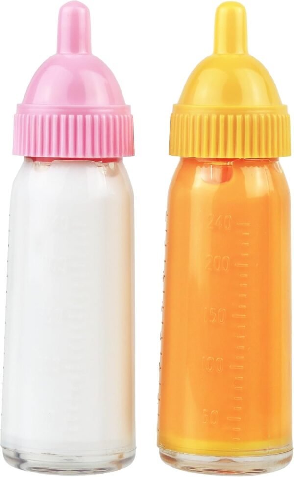Click N' Play Magic Disappearing Milk and Juice Bottles for Baby Dolls
