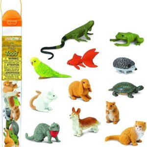 Safari Ltd. Pets TOOB - Includes 12 BPA, Pthalate, and Lead Free Hand Painted Figurines - Ages 3+