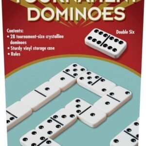 Family Classics Tournament Dominoes - Double Six Crystalline Tiles